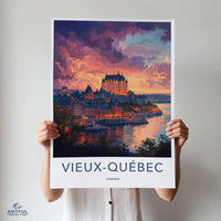 Vieux Quebec Poster - Canada Wall Art