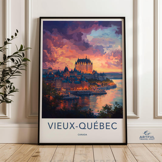 Vieux Quebec Poster - Canada Wall Art