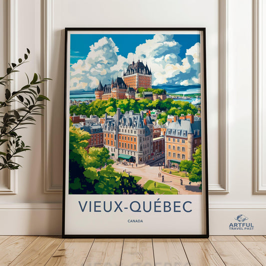 Vieux Quebec Poster - Canada Wall Art