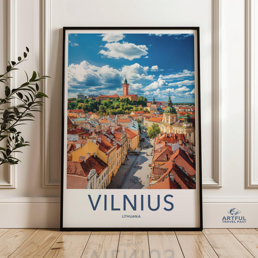 Vilnius Poster - Lithuania Wall Art