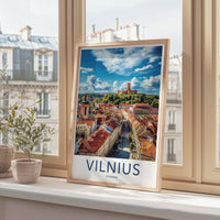 Vilnius Poster - Lithuania Wall Art