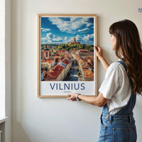 Vilnius Poster - Lithuania Wall Art