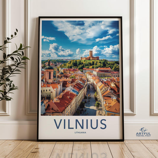 Vilnius Poster - Lithuania Wall Art