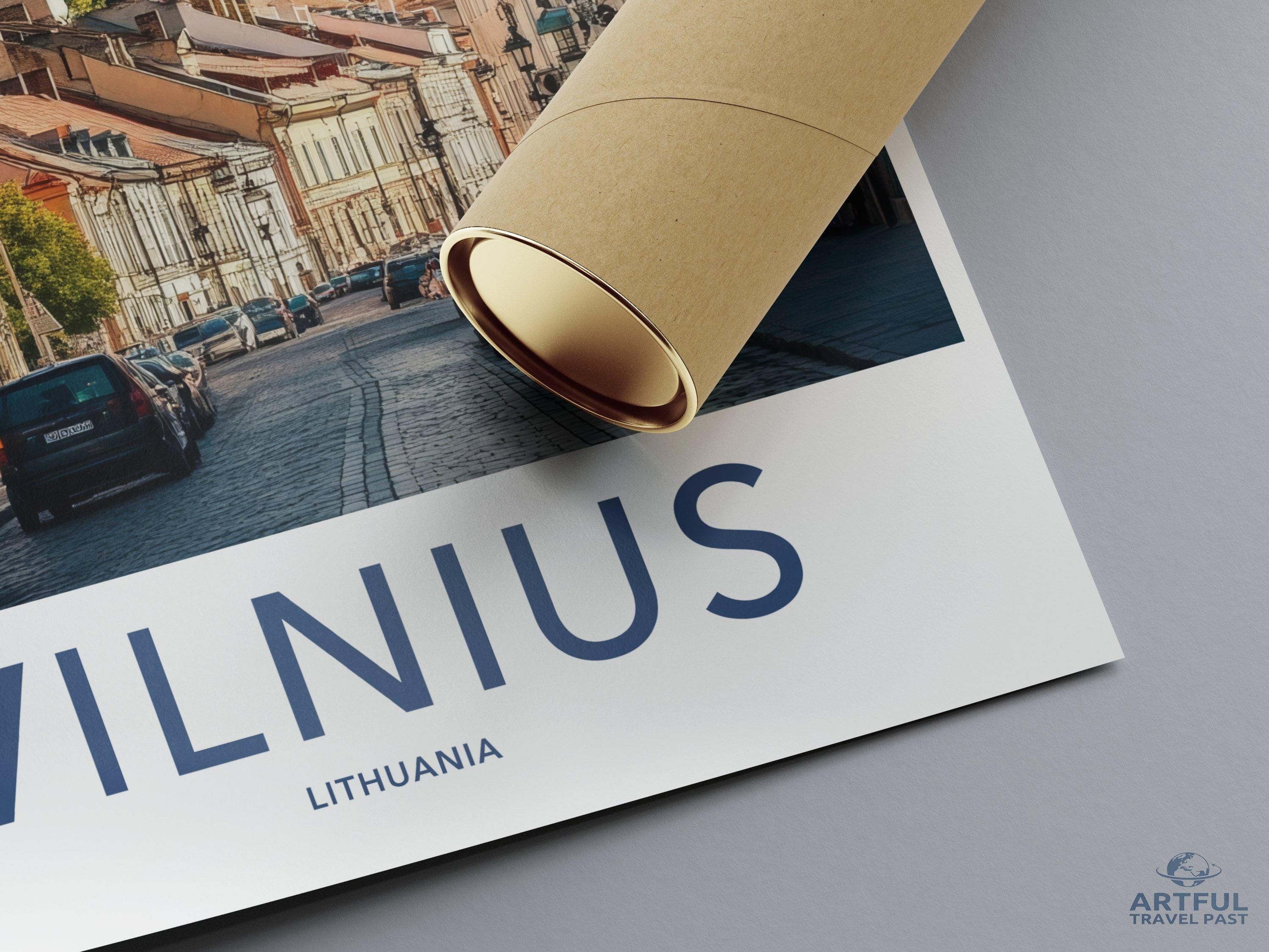 Vilnius Poster - Lithuania Wall Art