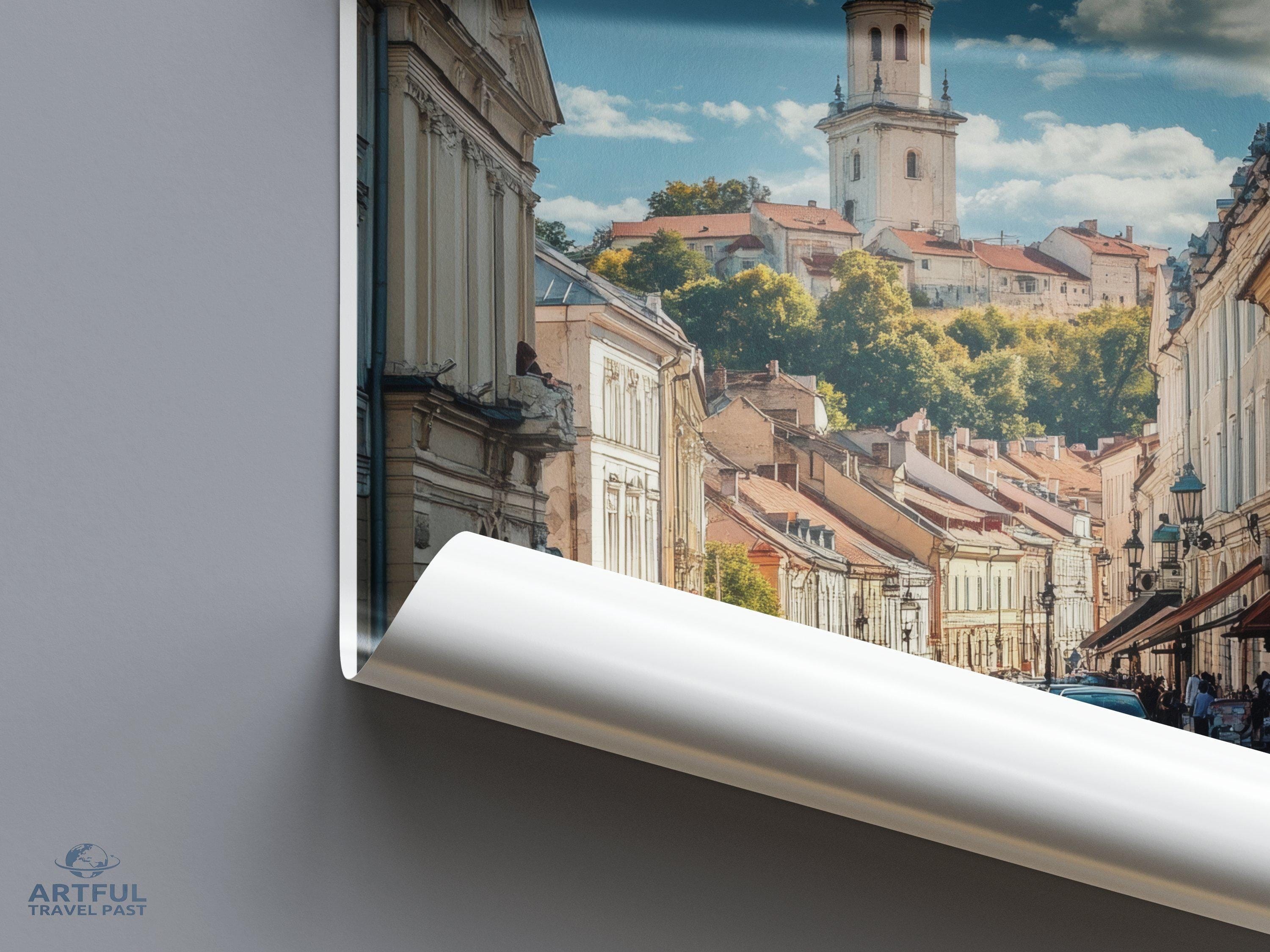 Vilnius Poster - Lithuania Wall Art
