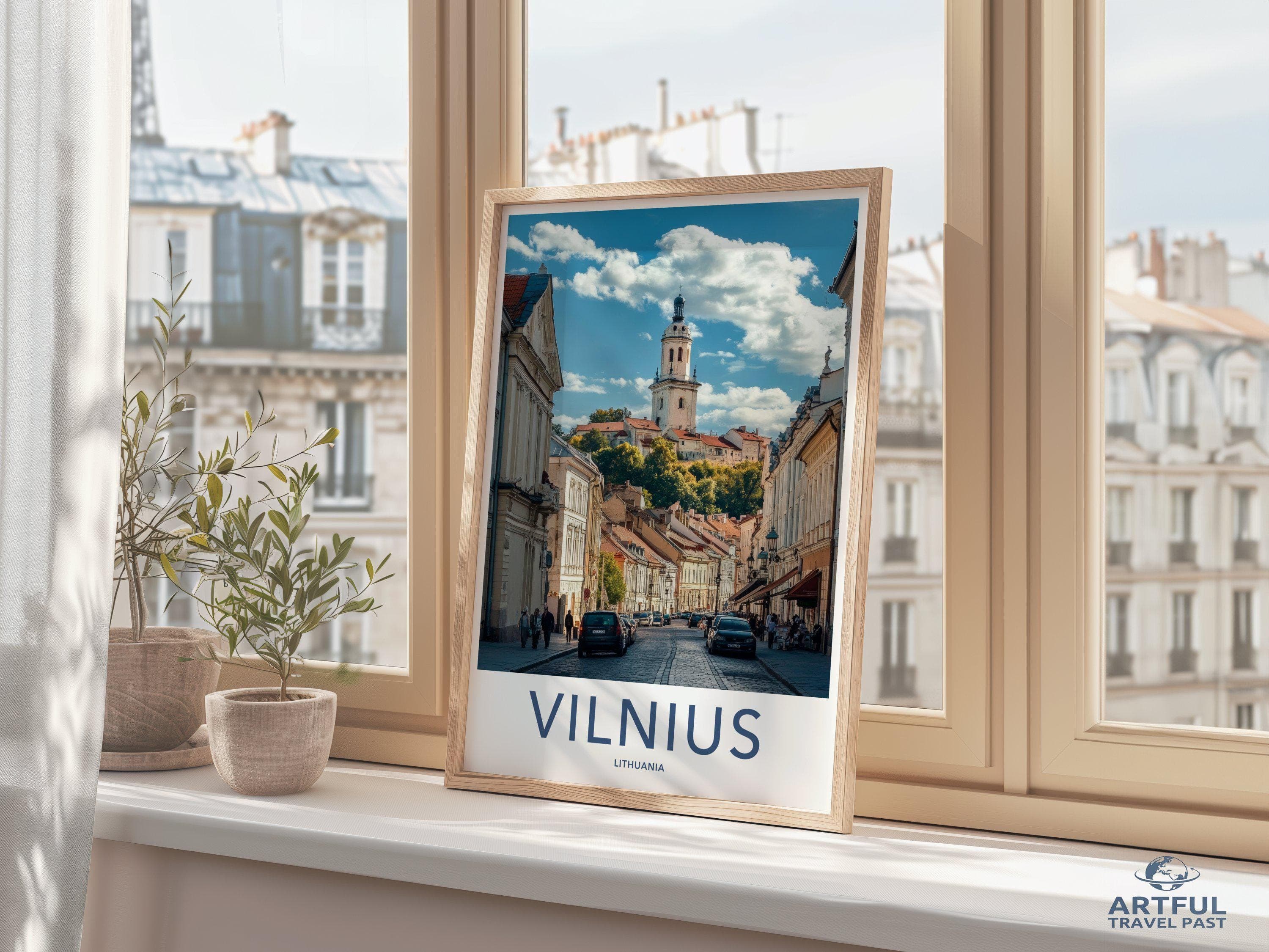 Vilnius Poster - Lithuania Wall Art