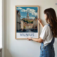 Vilnius Poster - Lithuania Wall Art
