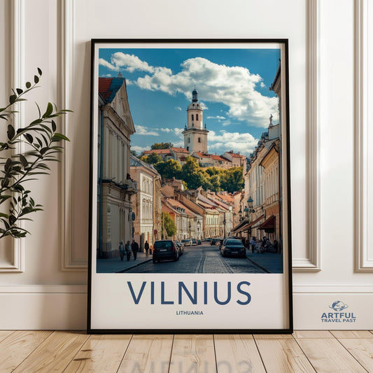 Vilnius Poster - Lithuania Wall Art