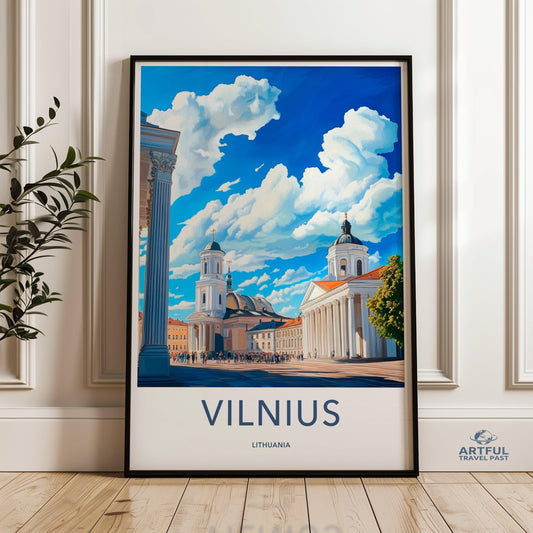 Vilnius Poster - Lithuania Wall Art