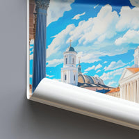 Vilnius Poster - Lithuania Wall Art