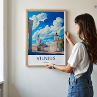 Vilnius Poster - Lithuania Wall Art