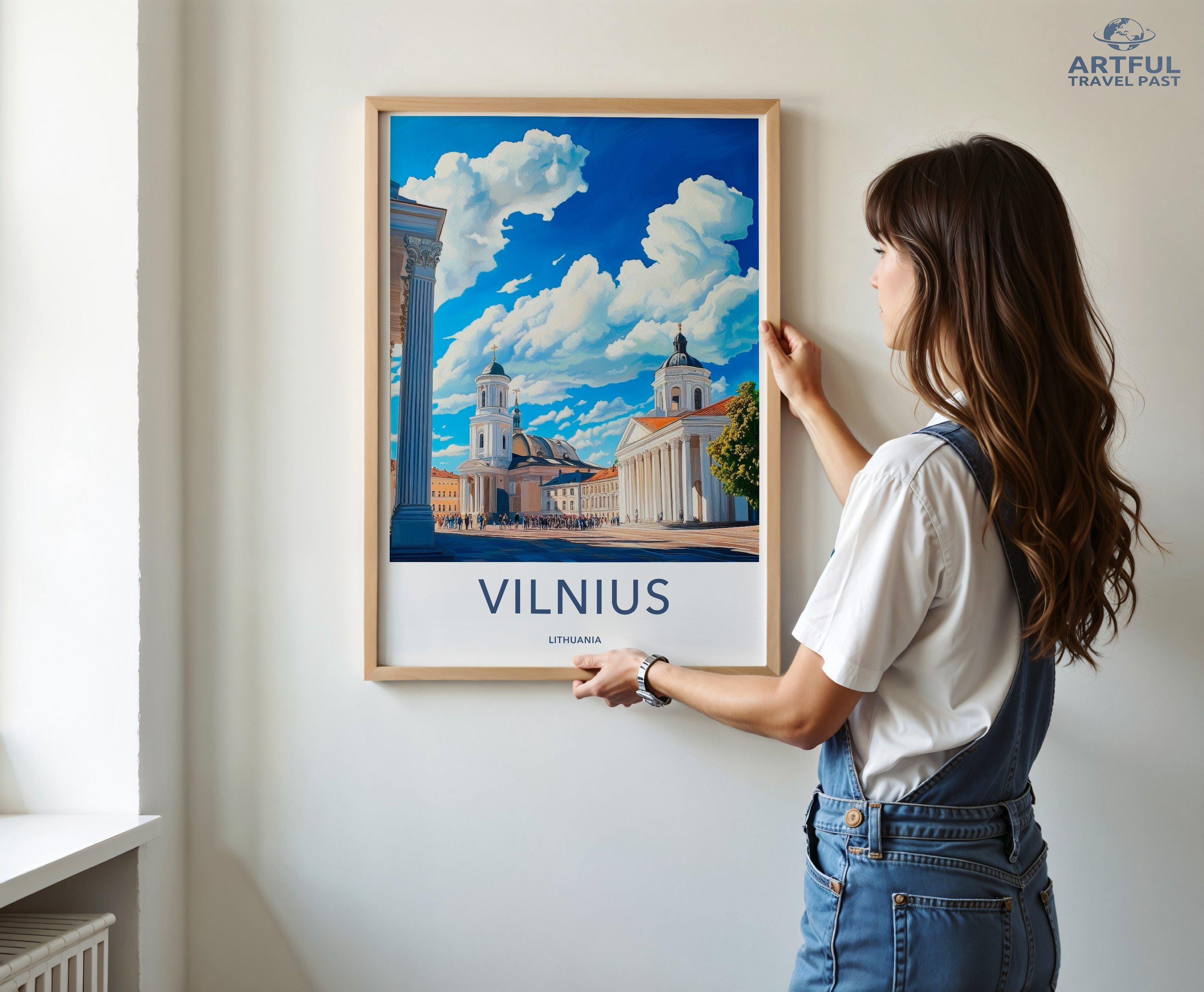 Vilnius Poster - Lithuania Wall Art