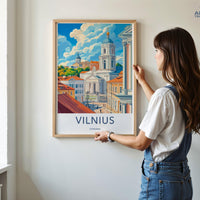 Vilnius Poster - Lithuania Wall Art