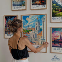 Vilnius Poster - Lithuania Wall Art
