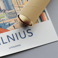 Vilnius Poster - Lithuania Wall Art