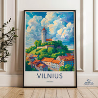 Vilnius Poster - Lithuania Wall Art