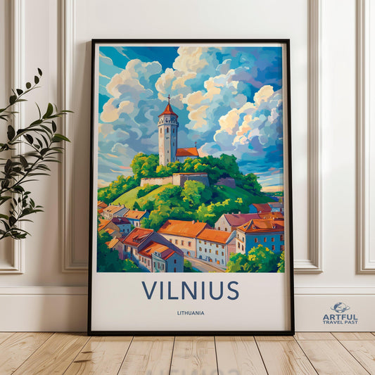Vilnius Poster - Lithuania Wall Art