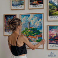 Vilnius Poster - Lithuania Wall Art