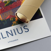 Vilnius Poster - Lithuania Wall Art