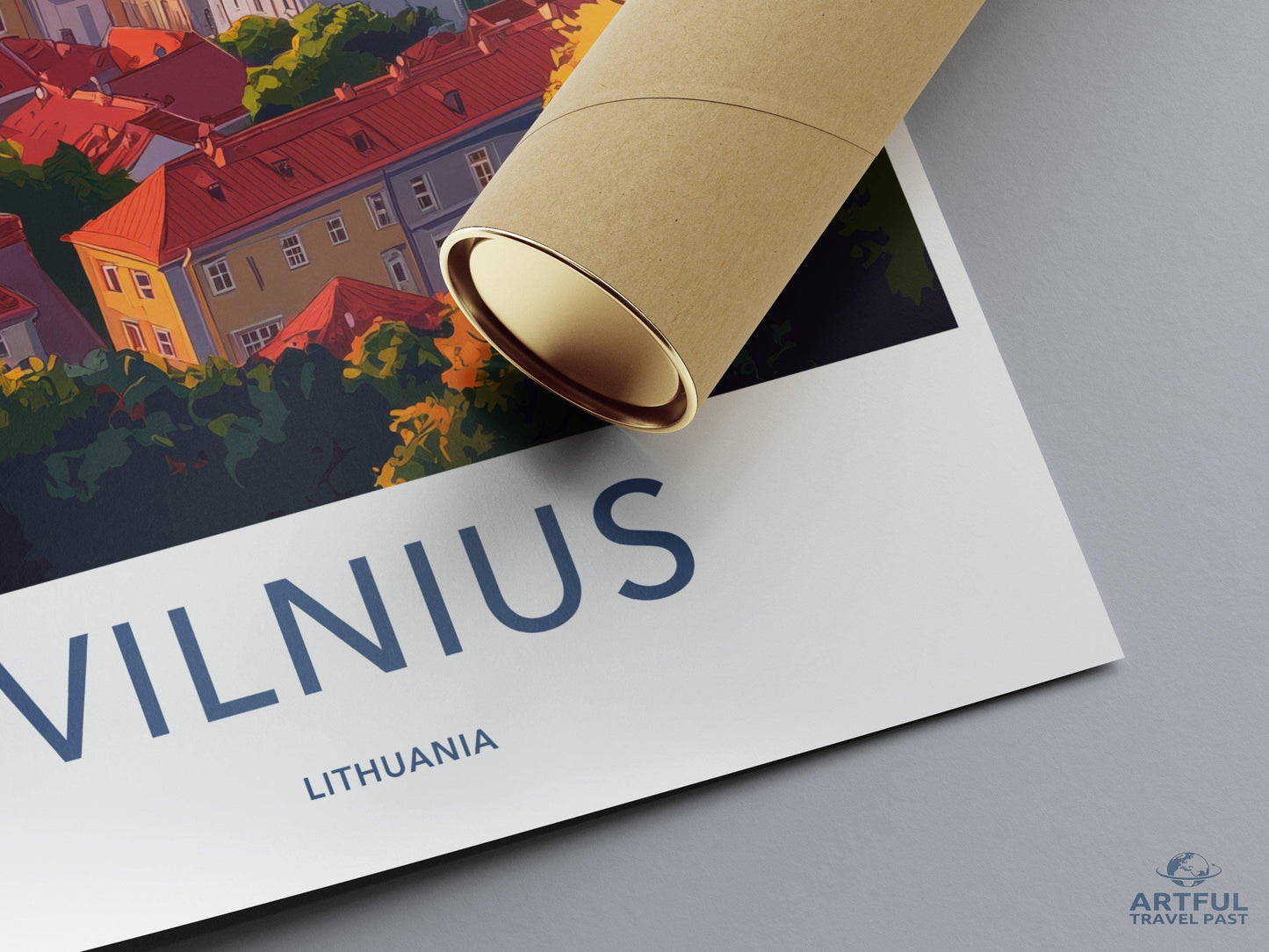 Vilnius Poster - Lithuania Wall Art