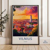 Vilnius Poster - Lithuania Wall Art