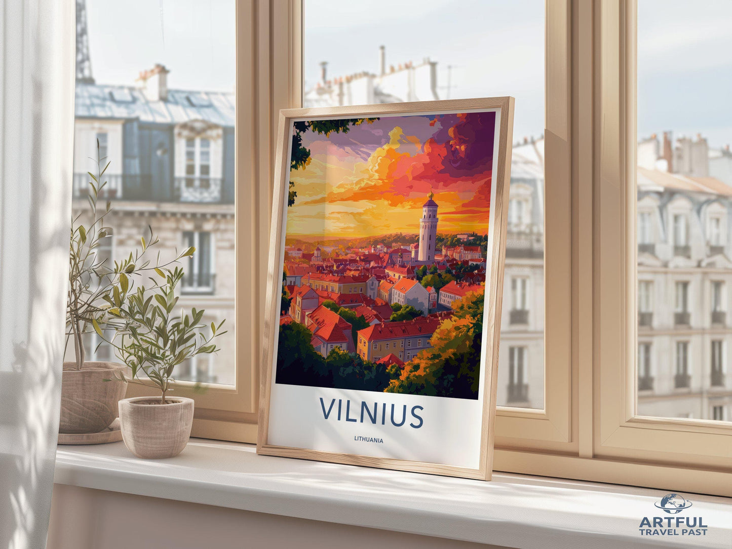 Vilnius Poster - Lithuania Wall Art