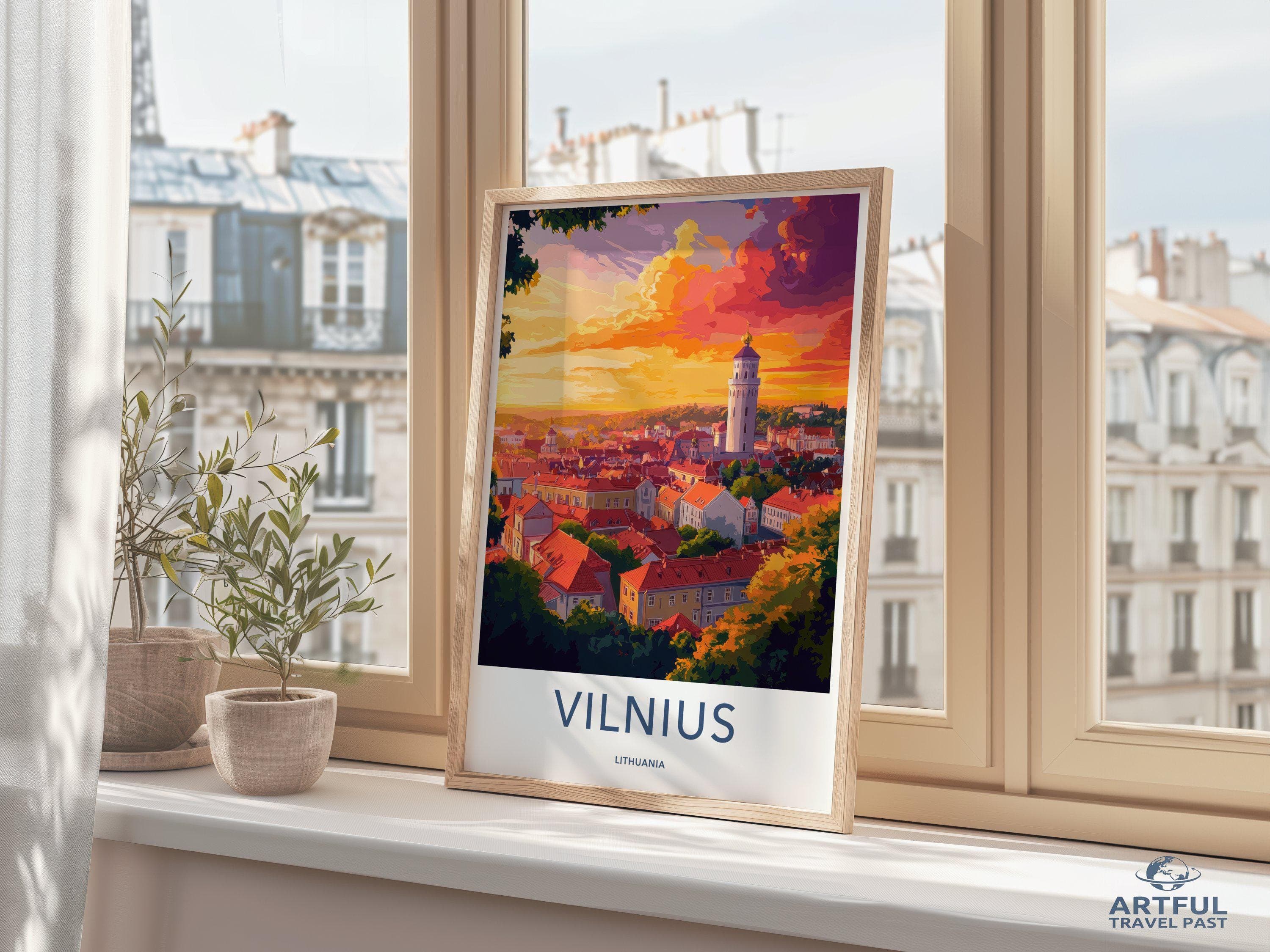 Vilnius Poster - Lithuania Wall Art