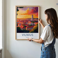 Vilnius Poster - Lithuania Wall Art