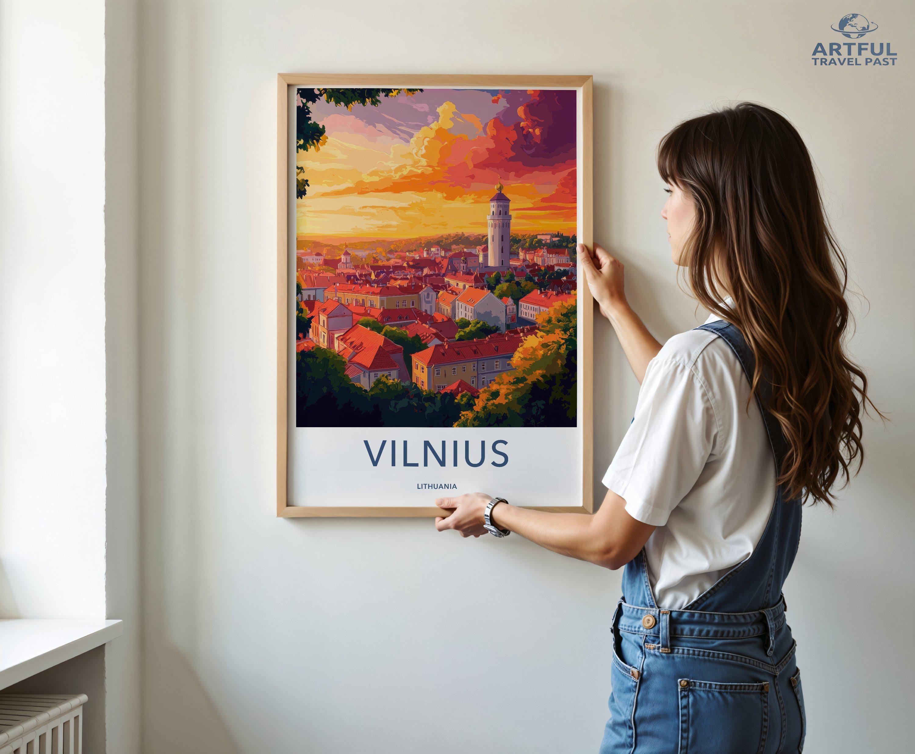 Vilnius Poster - Lithuania Wall Art