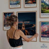 Vilnius Poster | Lithuania Wall Art | Europe Decor