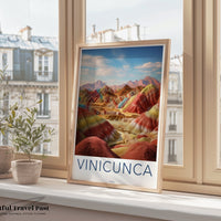 Vinicunca Poster - Peru Wall Art