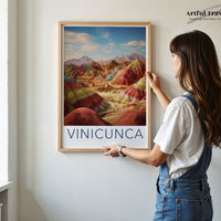 Vinicunca Poster - Peru Wall Art