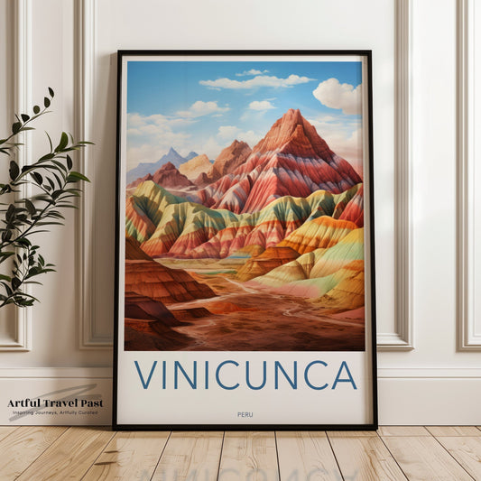 Vinicunca Poster - Peru Wall Art