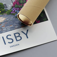 Visby Poster | Sweden Wall Art | Scandinavia Decor