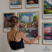 Visby Poster | Sweden Wall Art | Scandinavia Decor