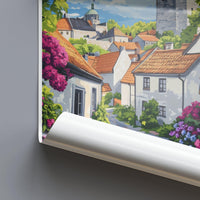 Visby Poster | Sweden Wall Art | Scandinavia Decor