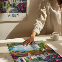 Visby Poster | Sweden Wall Art | Scandinavia Decor