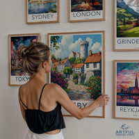 Visby Poster | Sweden Wall Art | Scandinavia Decor