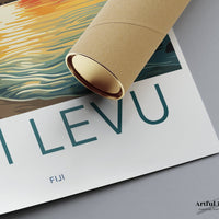 Viti Levu Poster | Fiji Wall Art