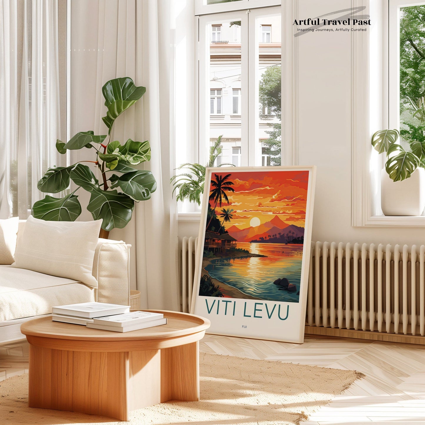 Viti Levu Poster | Fiji Wall Art