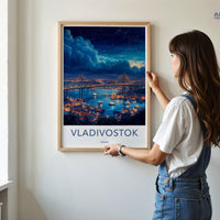 Vladivostok Poster - Russia Wall Art