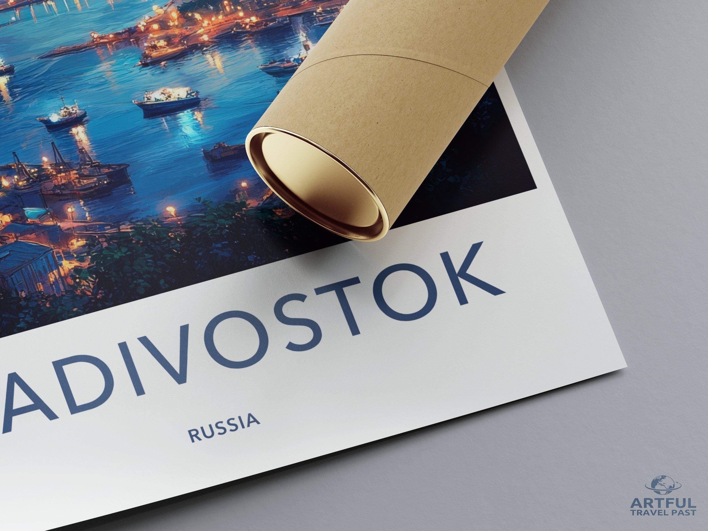 Vladivostok Poster - Russia Wall Art