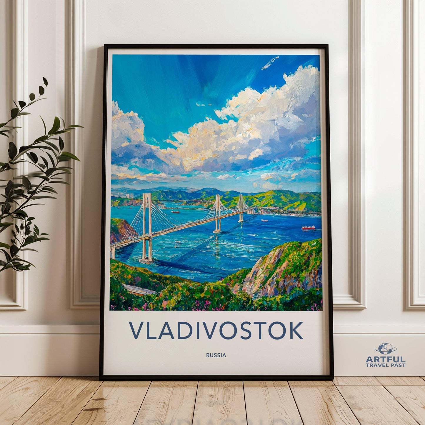 Vladivostok Poster - Russia Wall Art