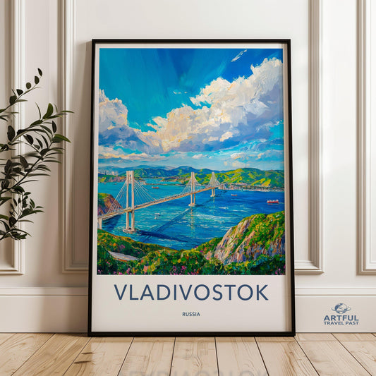 Vladivostok Poster - Russia Wall Art