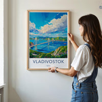 Vladivostok Poster - Russia Wall Art