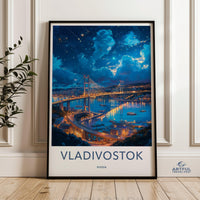 Vladivostok Poster - Russia Wall Art