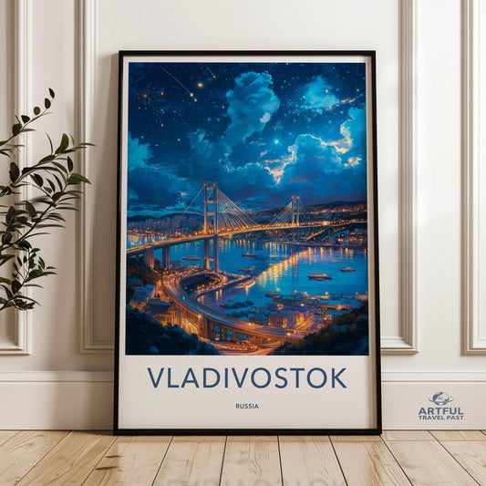 Vladivostok Poster - Russia Wall Art