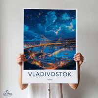 Vladivostok Poster - Russia Wall Art