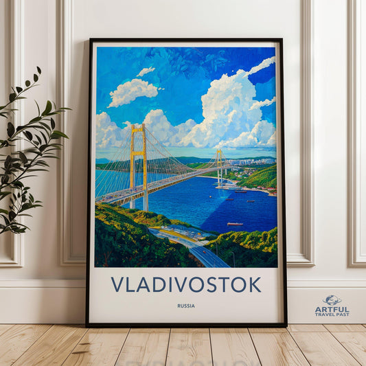 Vladivostok Poster - Russia Wall Art