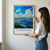 Vladivostok Poster - Russia Wall Art